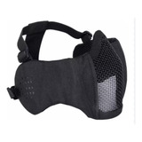 Máscara Meia Face Confort Na Cor Tan P Uso Airsoft Paintball