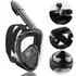 Máscara Mergulho Snorkel Full Face Suporte Gopro Câmera
