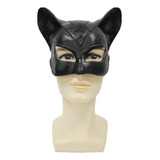 Máscara Mulher gato De Látex Meia Face Carnaval Super Sexy