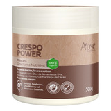 Máscara Nutritiva Cabelos Crespos Apse Crespo Power 500g