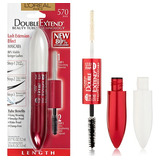 Máscara Para Cílios L oréal Paris Double Extend Beauty Tubes 0 33 Fl Oz Cor Blackest Black 1 Unidade