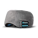 Máscara Para Dormir Com Som Bluetooth- Fone De Ouvido Integrado- Cinza- Tapa Olho Com Som- Máscara De Dormir Com Fone De Ouvido- Sleep Mask
