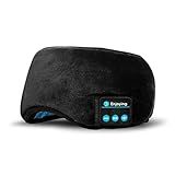 Máscara Para Dormir Com Som Bluetooth- Fone De Ouvido Integrado- Preto- Tapa Olho Com Som- Máscara De Dormir Com Fone De Ouvido- Sleep Mask