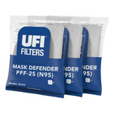 Mascara Pff2 N95 Branca Ufi Filters Kit Com 10 Peças