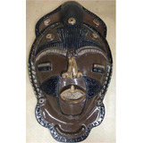Máscara Porcelana Tribo Civilização Antiga Múmia Africana