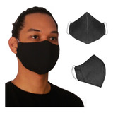 Máscara Proteção Dupla Tecido Lavável Cor