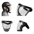 Máscara Protetor Facial Anatômico Transparente Proteplus Cor Preto transparente
