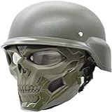 Máscara Protetora Tática Airsoft M88 Capacete
