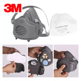 Máscara Respirador 3m 3200 Semi Facial 5 Filtros C a Nf