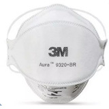 Máscara Respirador Aura Pff2 3m 9320 Br Kit 10 Unidades