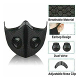 Mascara Respiratória Esportiva Carvão Ativado