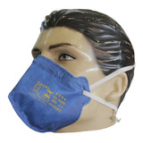Máscara Respiratória Pff2 Tipo N95 S Valvula 20 Unidades Cor Azul