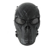 Máscara Skull Respirável Face Caveira Tática Airsoft Ntk