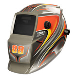 Mascara Solda Automatica Escurecimento Racing 88 Cor Cinza