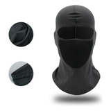 Máscara Tática De Paintball Balaclava Airsoft Com Proteção Para Poeira E Uv Cor Preto Design De Tecido Liso Tamanho Único