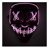 Mascara Terror Halloween Led Neon Festa