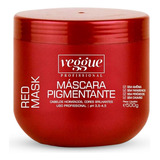 Mascara Tonalizante Vermelho red Intenso 500g C argan Veggue