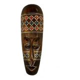 Máscara Tribal Carranca Decoração Parede Enfeite Bali 50cm