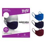 Máscara Trifil Sem Costura Infantil Kit C 3 Unidades