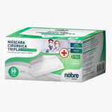 Máscara Tripla Cir C elást C 50 Anvisa Ebf 96 9 Descartável