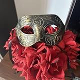 Máscara Veneza 50 Tons Veneziana Carnaval Baile De Máscaras Cosplay -Dourada-