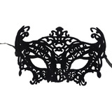 Mascara Veneziana Carnaval Preta