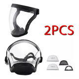Máscara Viseira Proteção Rosto Facial Lavável Reutilizávelx2