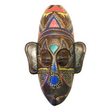 Máscaras De Aborígene Indonésia Escultura Madeira Bali 35cm