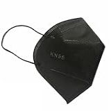 Máscaras KN95 Adultas Com ANVISA Fabricada No BRASIL Kit De 10 Unidades Embaladas De 10 Em 10 Brancas Azul Claro Rosa Preto Vermelha Amarela BFE 98 FPP2 PFF2 SOS Mascaras FBA Preto
