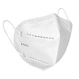 Máscaras KN95 Branca Lisa Adulta Com ANVISA Fabricada Kit 10 20 30 40 50 100 Unidades FPP2 PFF2 Filtragem 95 Embalagem De 10 Em 10 Unidades SOS Mascaras 50 