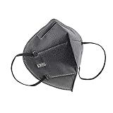 Máscaras KN95 Preta Kit De 10 20 30 40 50 100 Unidades FPP2 PFF2 Filtragem 95 Embaladas De 10 Em 10 40