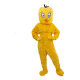 Mascote Passarinho Pelucia Amarelo