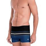 MASH Sunga Boxer Praia Piscina Dryfast Listrada Masculina- Preto- G