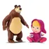 Masha E O Urso Originais Em Vinil Macio E Articulado Diver