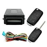 MASO Kit Central De Controle Remoto Automático Trava Universal Para Porta De Carro Com Caixa De Contorl 2 Controles Remotos De Substituição Para Trava Central De Carro
