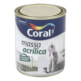 Massa Acrílica Branca 1,5 Kg - Interna E Externa - Coral