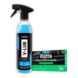 Massa Claybar V bar 100g Vonixx V lub Lubrificante 500ml