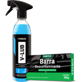 Massa Claybar V bar 100g Vonixx V lub Lubrificante 500ml