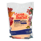 Massa De Biscuit Polycol 1kg Cor Marfim