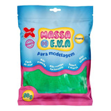 Massa De Eva Massinha Para Modelar Make Pacote 50g Cor Verde