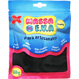 Massa De Eva Para Modelar Make Pacote 50g Cor Preta