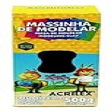 Massa De Modelar Rolo Acrilex Preto 500g
