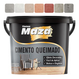 Massa Efeito Cimento Queimado Cores 23kg