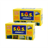 Massa Epóxi Sub Aquático S o s Dinâmico 80g Kit C 2 Und