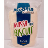 Massa Para Biscuit 500g Pele porcelana uso Profissional Cor Porcelana