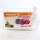 Massa Para Biscuit Ink Way Porcelana Fria 400G Natural