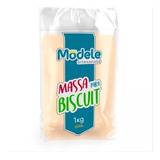 Massa Para Biscuit Modele 1kg Cor Salmão uso Profissional