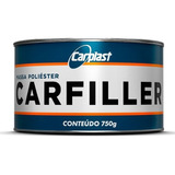 Massa Poliester Carfiller 750gr Maxi Rubber 750g