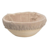 Massa Redonda Banneton Brotform Dough Fermentação De Rattan