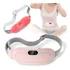 Massageador Cinta Para Alíviar Dor Cólica Menstrual Elétrico Cor Branco E Rosa
